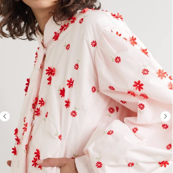 NWT Moncler Genius Simone Rocha Pink Jacket Sz 2 - Picture 4 of 11